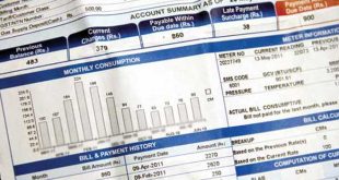 electricity bills sample