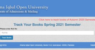 AIOU Books Information 2021. Check AIOU Books Information 2021 | www.aiou.edu.pk online.
