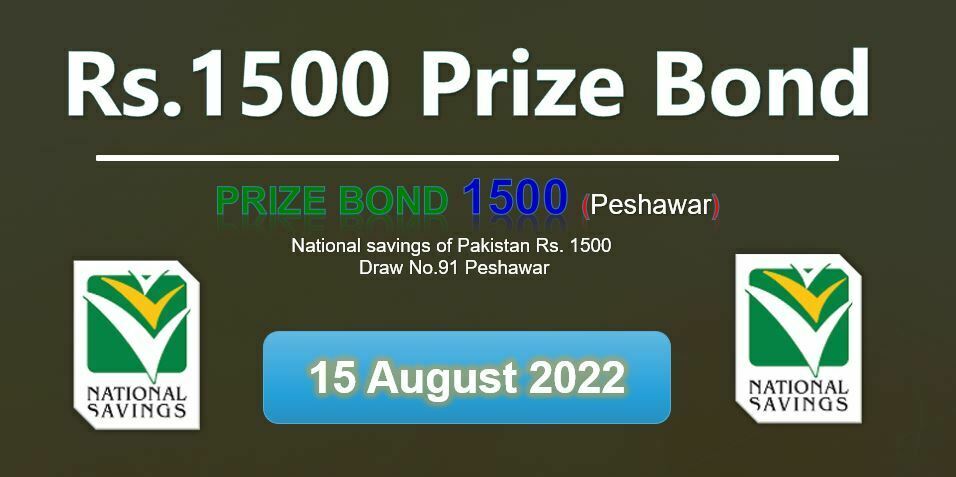 Rs. 1500 Prize Bond List, Draw 91, Peshawar online Results