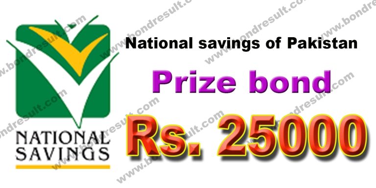 Download Rs. 25000 Premium Prize Bond Draw Result Lists