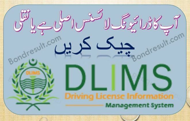 Verify and DLIMS Punjab online apply