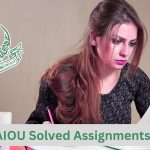 AIOU Solved Assignments Spring & Autumn Free PDF