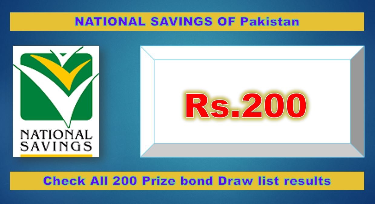 All Rs 200 Prize bond list