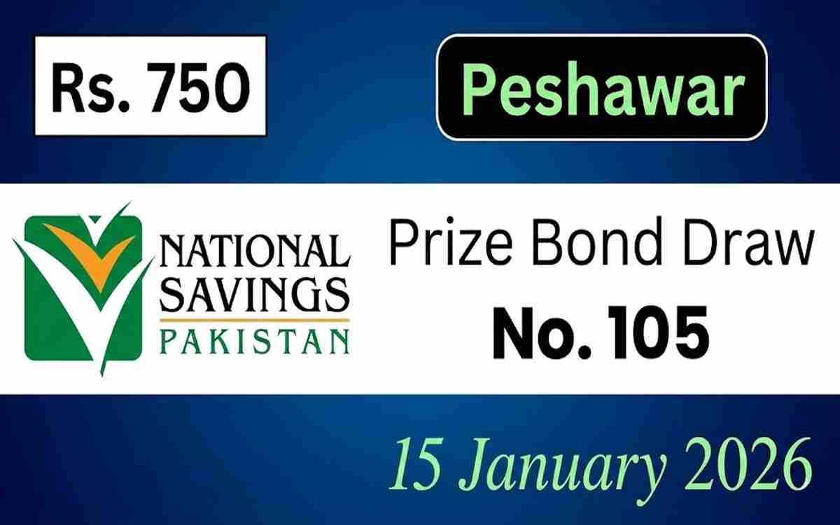 Find Prize Bond 750 Draw # 105 On 15-01-2026 at PESHAWAR at bondresult