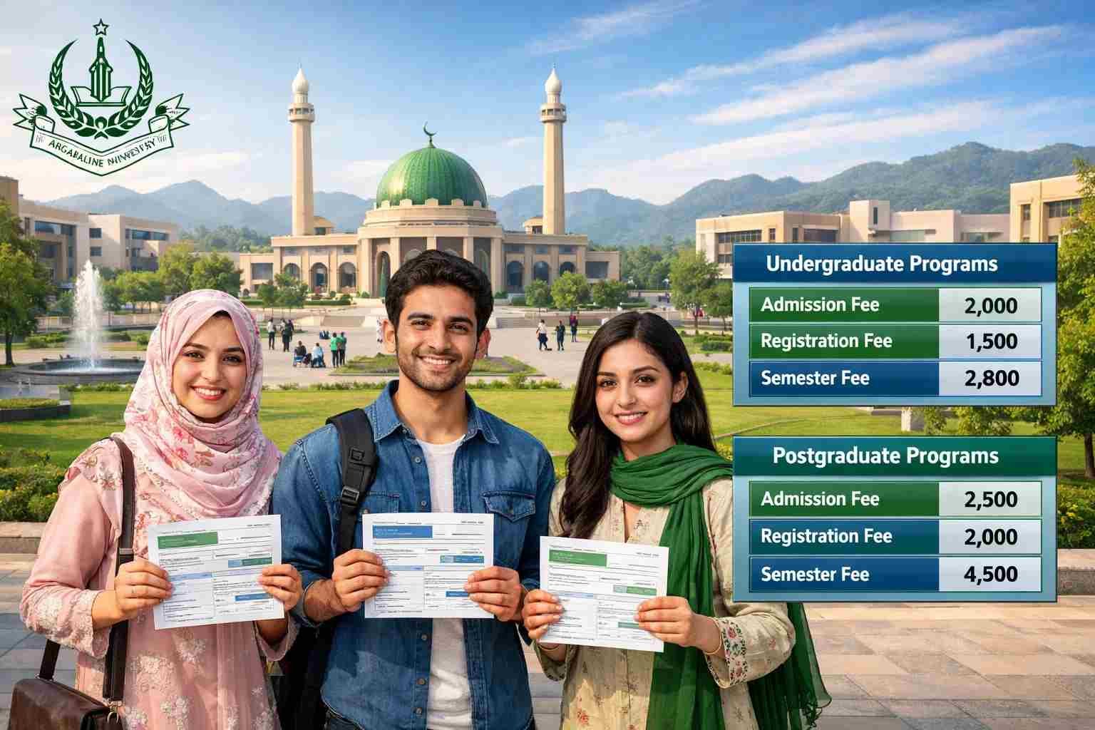 AIOU Admission Fee – Updated Fee Structure & Semester Costs