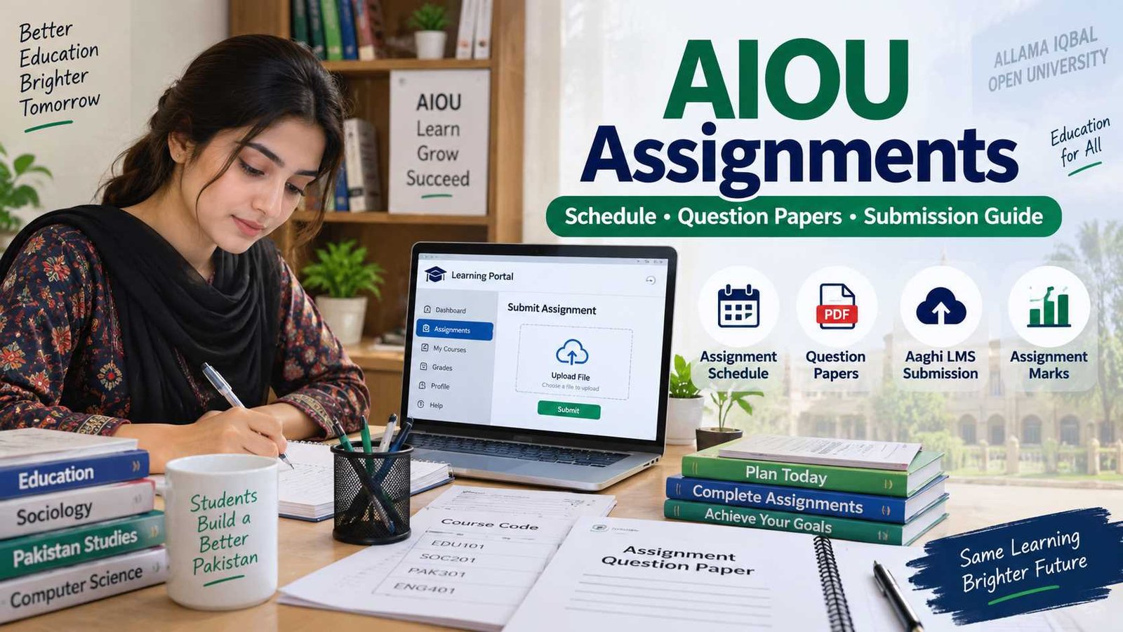 AIOU Assignments 2026 schedule question papers and submission guide