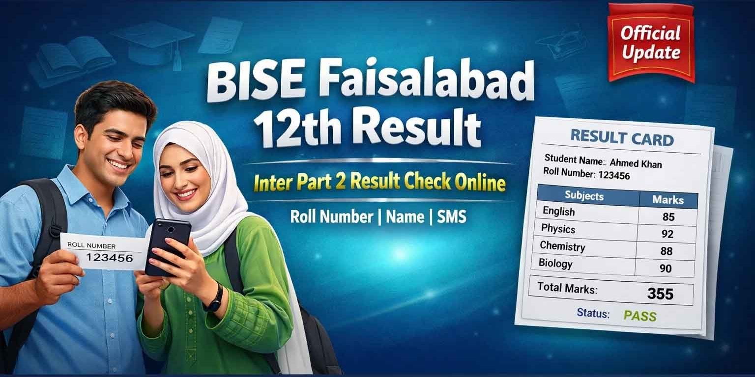 BISE Faisalabad 12th Result check online