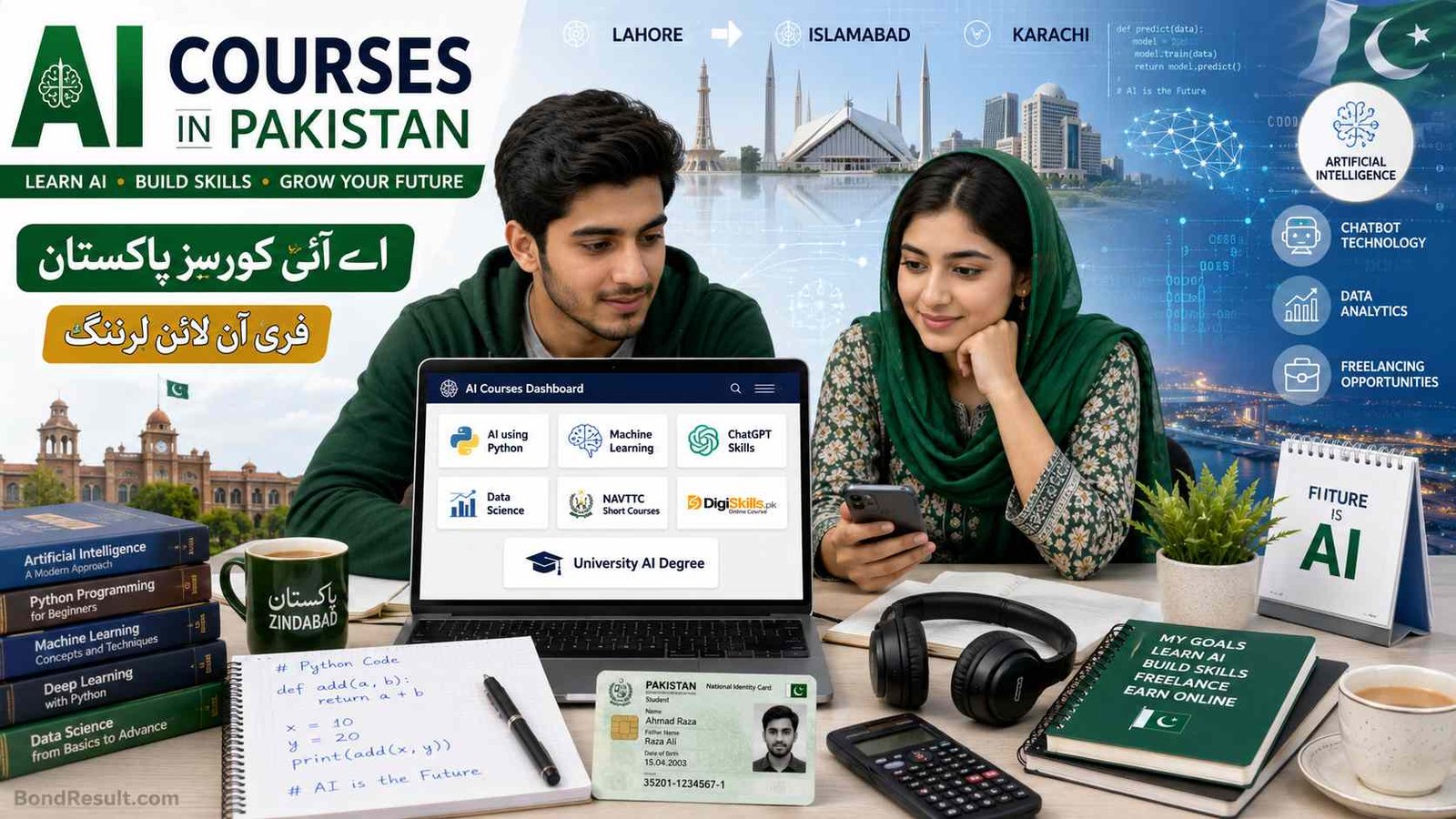 AI Courses in Pakistan 2026 – Free, Online & University Options 1 AI Courses in Pakistan for students and freelancers