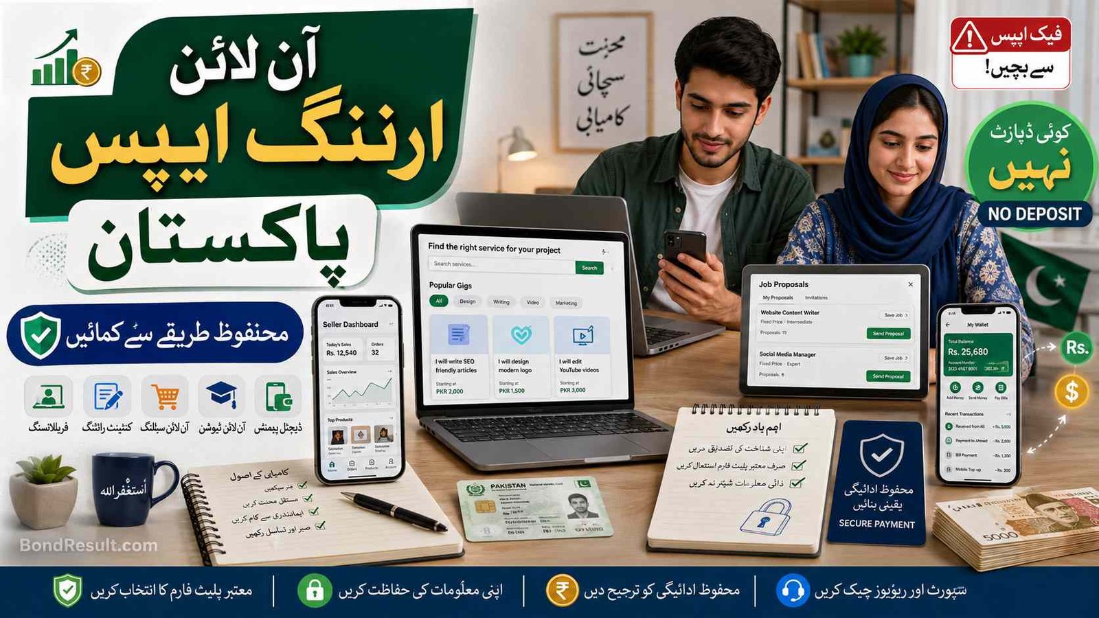 Online Earning Apps Pakistan guide for students and freelancers