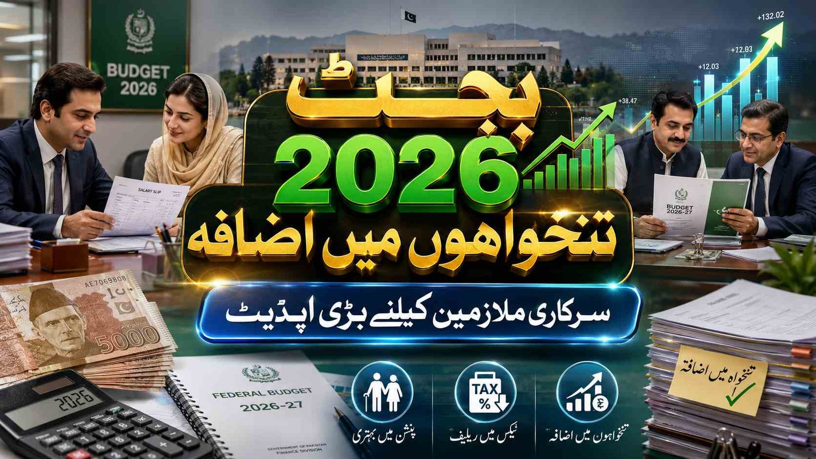 Pakistan Budget 2026 salary increase update for government employees