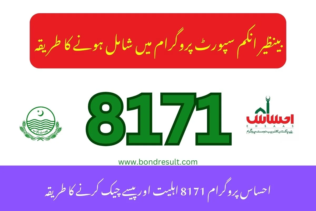 How to BISP 8171 Result check online by CNIC