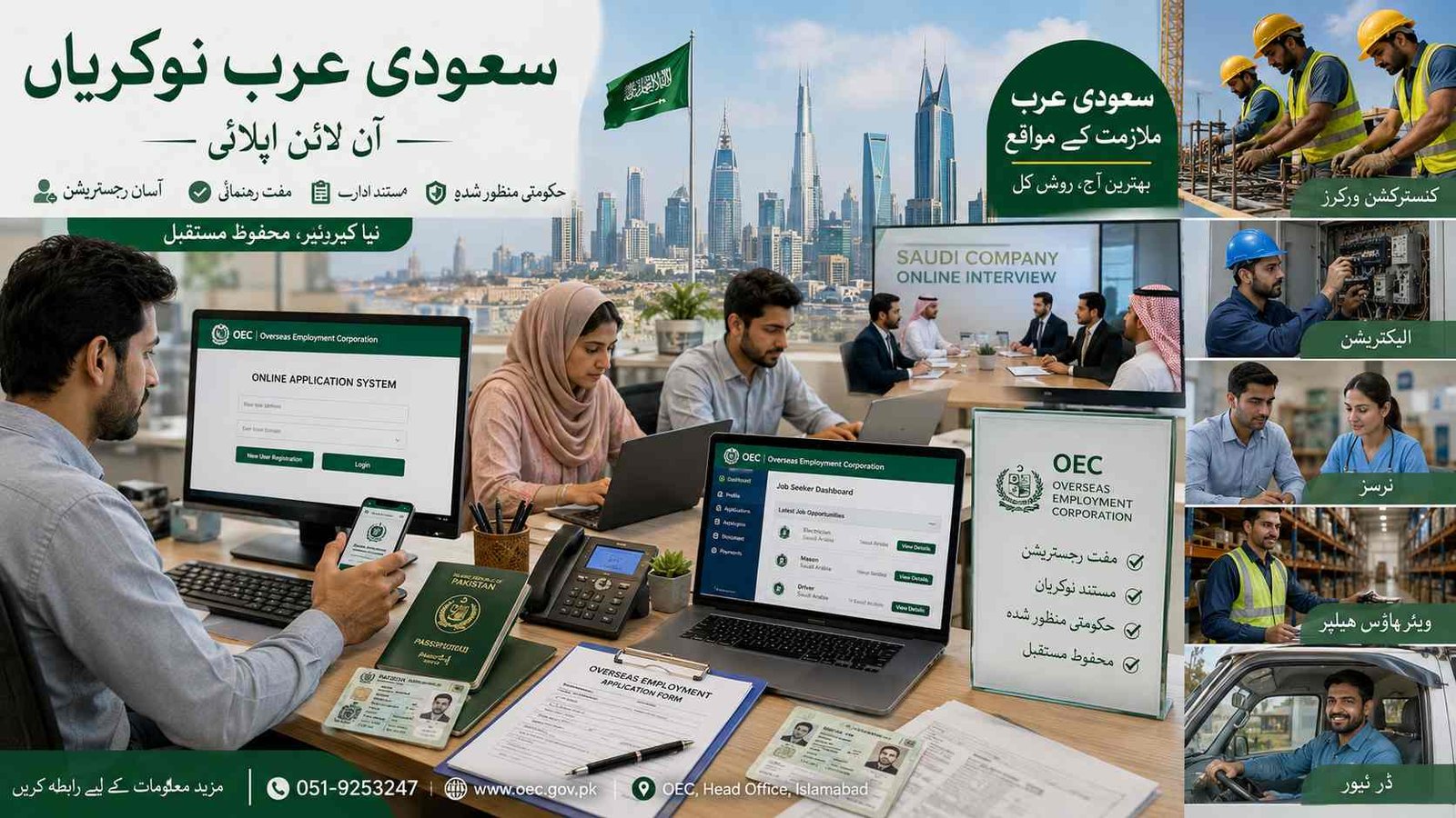 Saudi Jobs for Pakistanis Online Apply