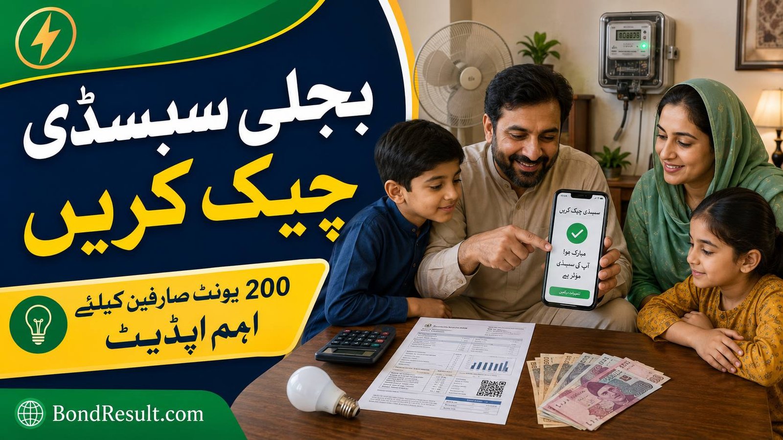 Electricity Subsidy Check 2026 for 200 unit users in Pakistan