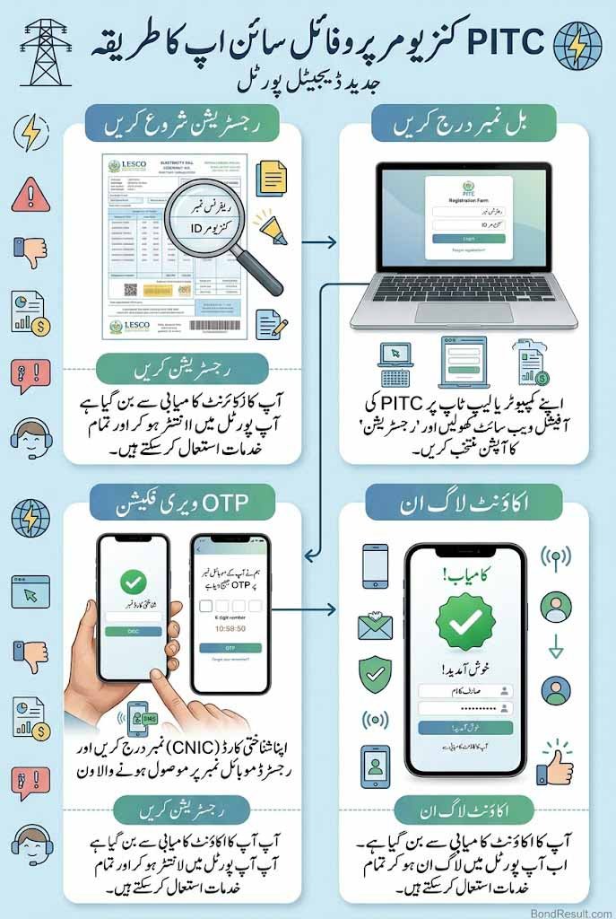 PITC Registration Online Guide Pakistan 2026 2 Step by step PITC consumer profile registration process in Pakistan