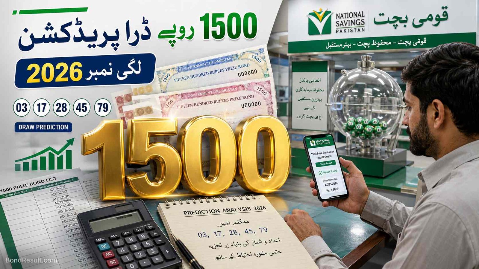 Rs 1500 Draw Prediction 2026 expected lucky numbers Pakistan