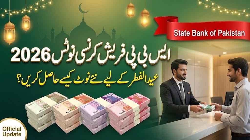 SBP Fresh Currency Notes for Eid ul Fitr 2026 Pakistan